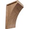 Ekena Millwork 3"W x 3 1/2"D x 6"H Small Lawson Wood Corbel, Mahogany CORW03X03X06LWGM - alternate 1